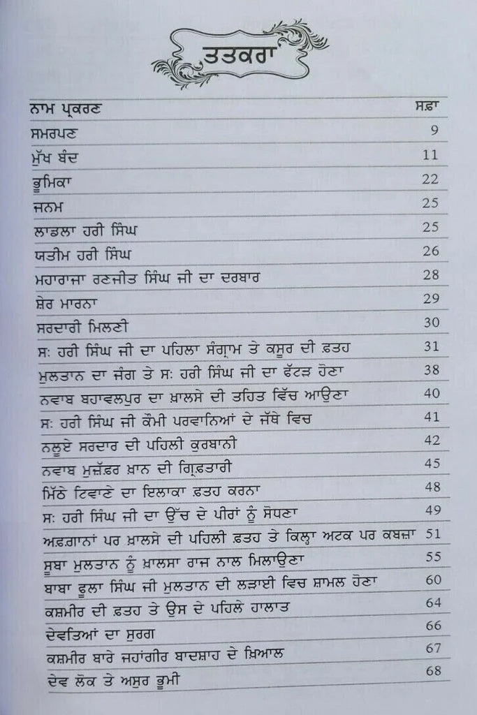 Hari Singh Nalwa (ਹਰੀ ਸਿੰਘ ਨਲੂਆ) Book – ਬਾਬਾ ਪ੍ਰੇਮ ਸਿੰਘ ਹੋਤੀ ਮਰਦਾਨ