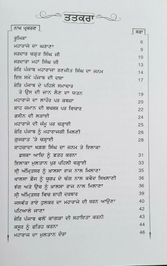 Maharaja Ranjit Singh Book (ਸ਼ੇਰ-ਏ-ਪੰਜਾਬ ਮਹਾਰਾਜਾ ਰਣਜੀਤ ਸਿੰਘ)