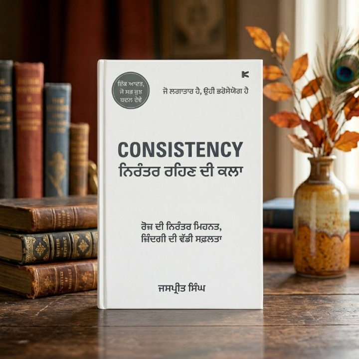 Consistency (ਨਿਰੰਤਰ ਰਹਿਣ ਦੀ ਕਲਾ) Book – ਜਸਪ੍ਰੀਤ ਸਿੰਘ