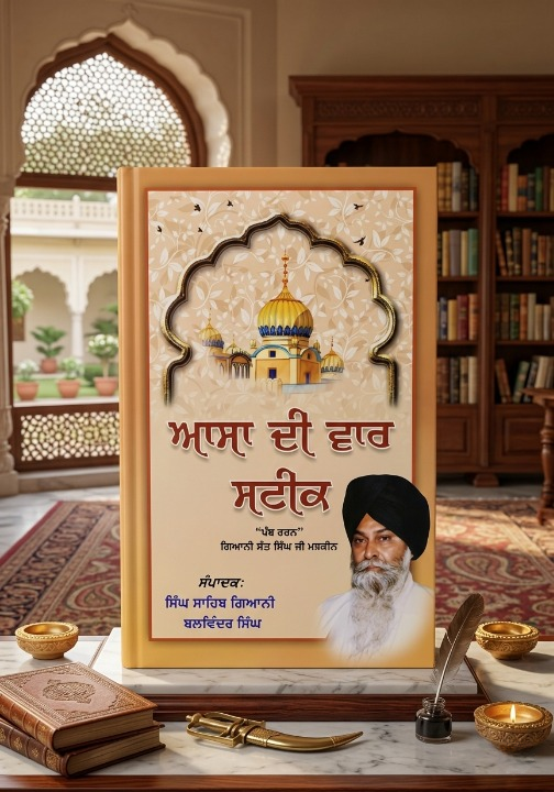 ਆਸਾ ਦੀ ਵਾਰ ਸਟੀਕ (Asa Di Vaar Steek) Book – ਗਿਆਨੀ ਸੰਤ ਮਸਕੀਨ ਜੀ
