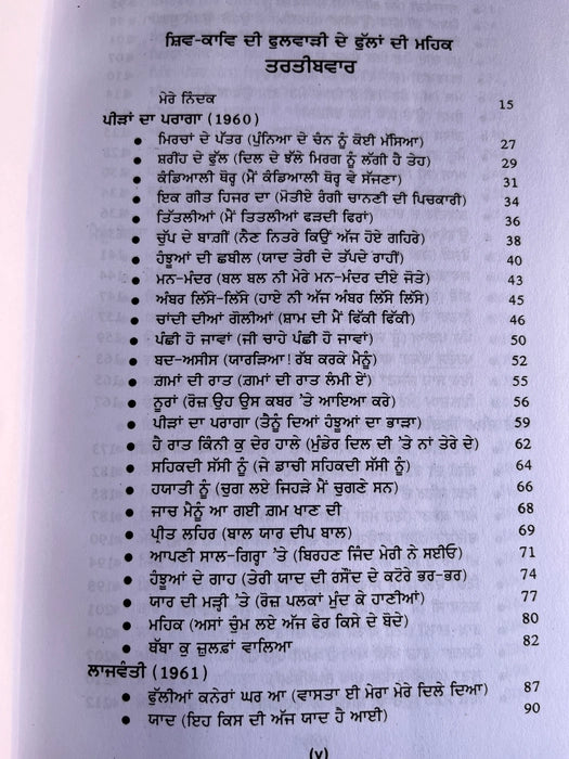 Shiv Kumar Batalvi Samuchi Kavita (ਸ਼ਿਵ ਕੁਮਾਰ ਬਟਾਲਵੀ ਸਮੁੱਚੀ ਕਵਿਤਾ)